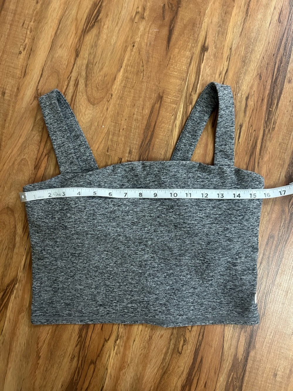 Vuori Elevation Square Neck Tank Top Heather Grey Womens Size L - Picture 9 of 11